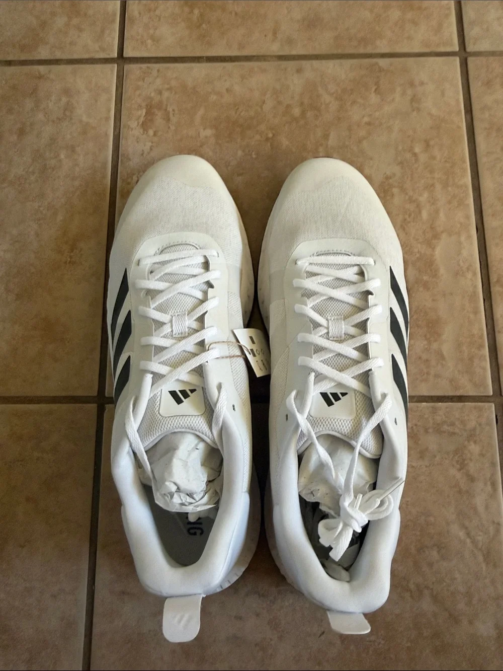 Adidas Men's White Everyset Trainer Size 16